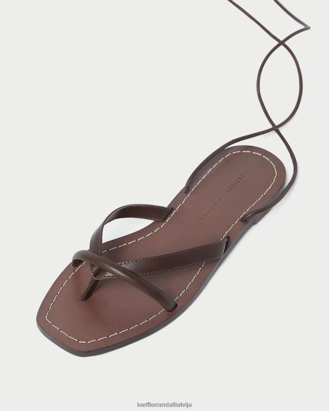 sievietes lilla string wrap sandal espresso Loeffler Randall kurpes PJ4VVD132