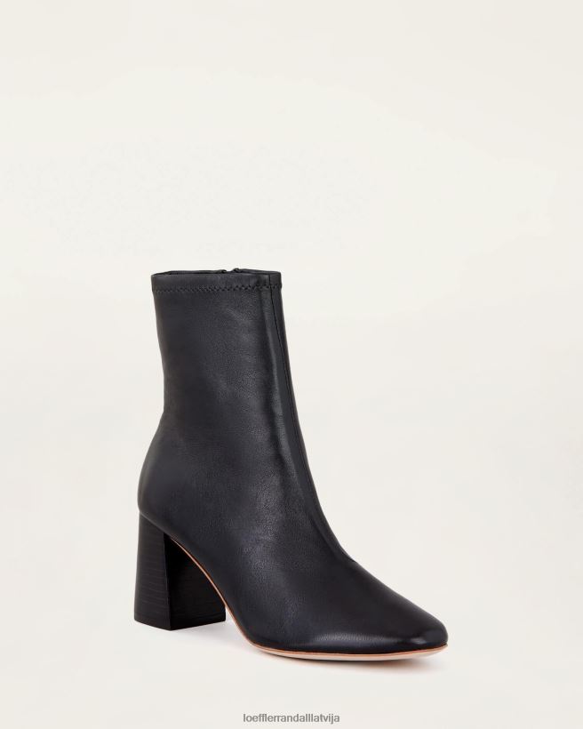 sievietes elise stretch bootie melns Loeffler Randall kurpes PJ4VVD266